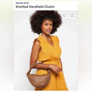 NWT - Malibu Skye Knotted Handheld Clutch